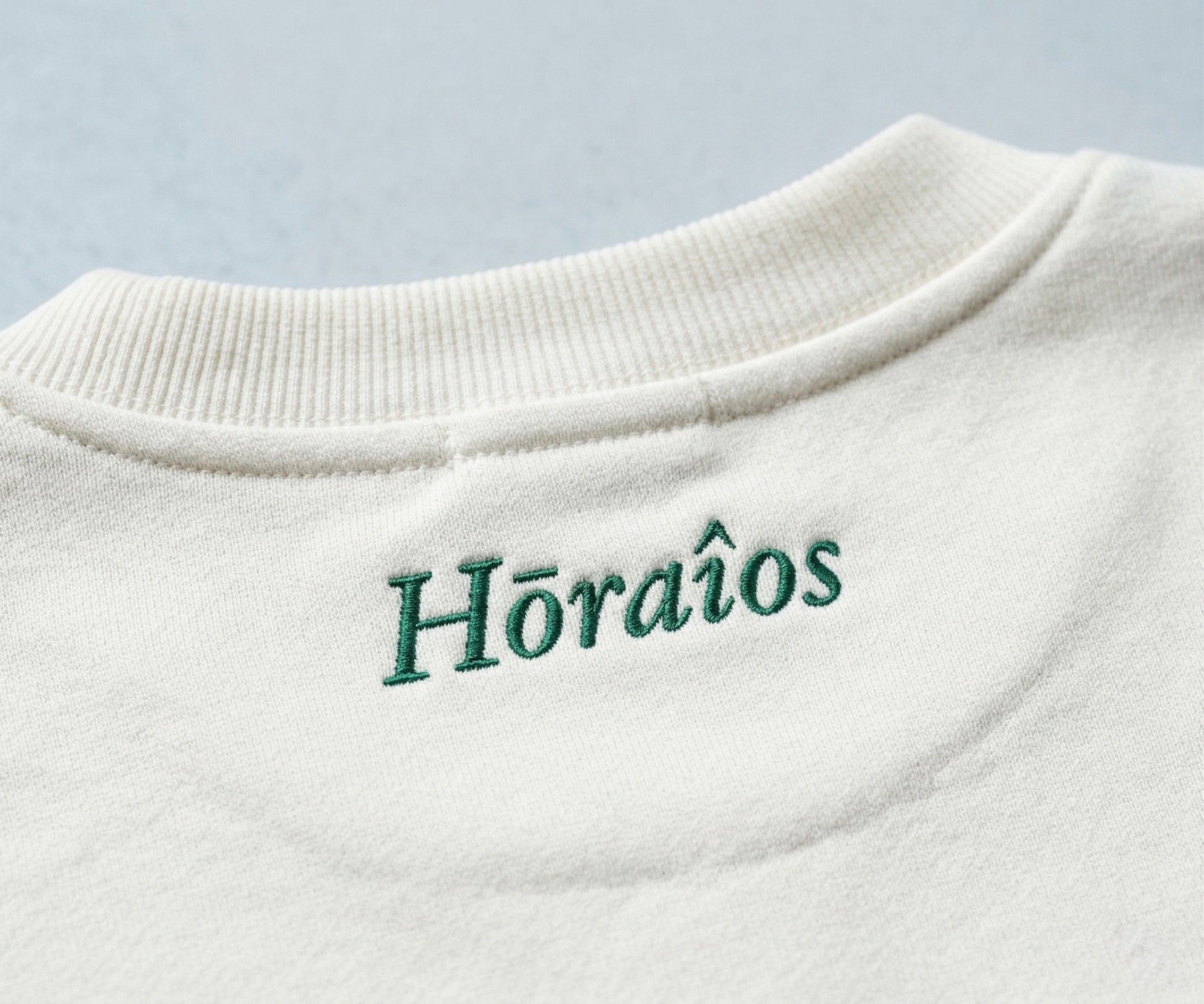 Hōraîos — embroidery detail