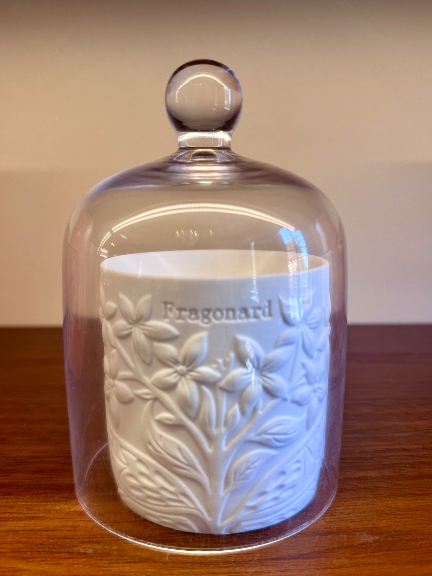 A glass cloche in a perfumer's atelier, Grasse