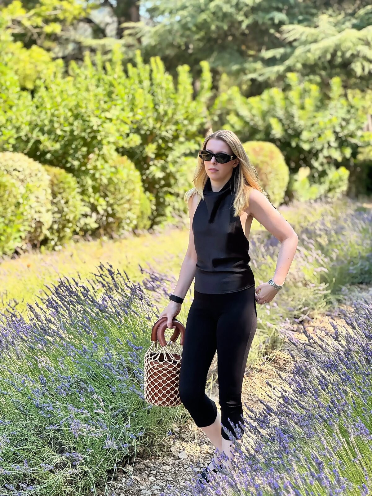 A walk through the lavender outside Saint-Rémy