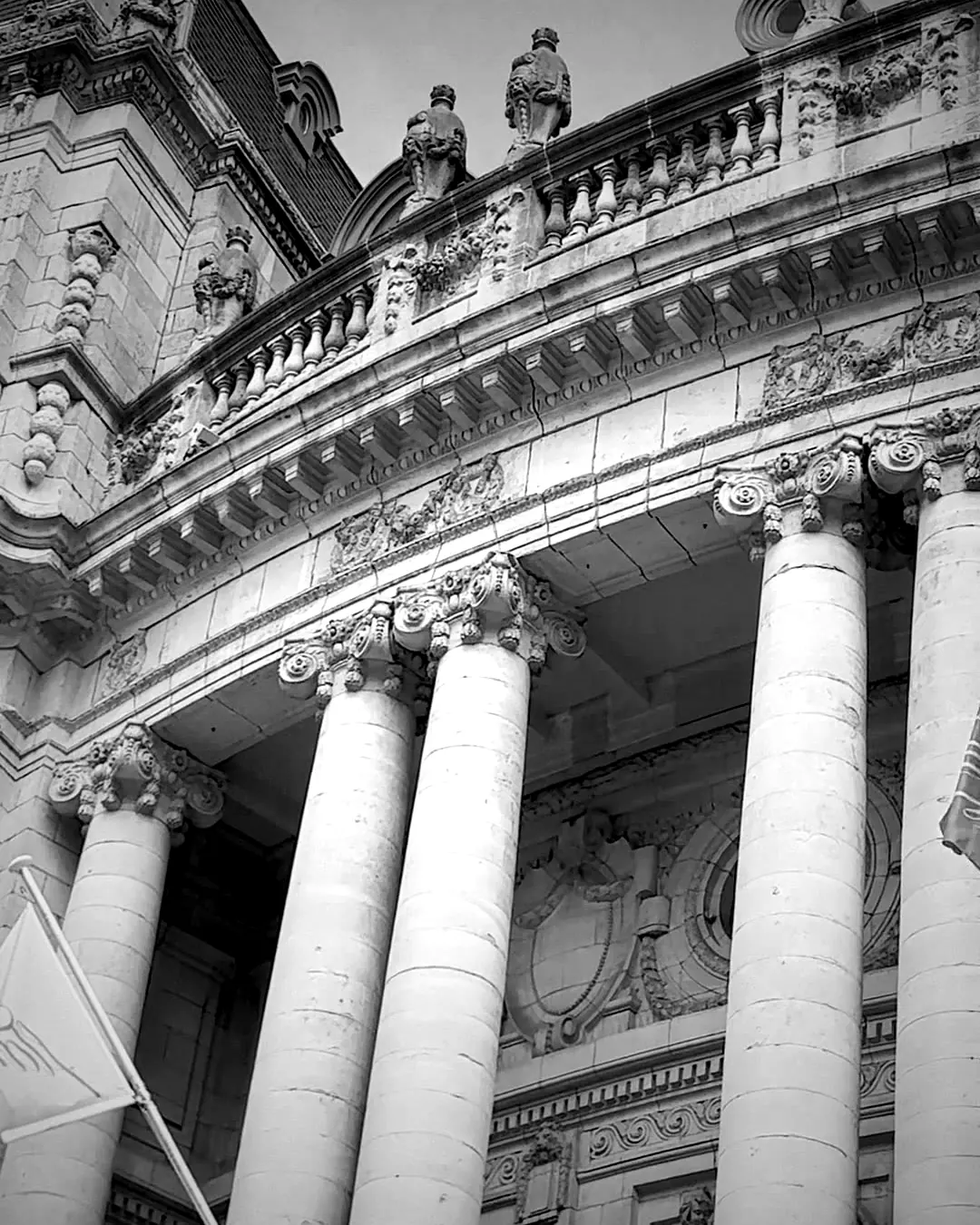 The Bourla colonnade, Antwerp