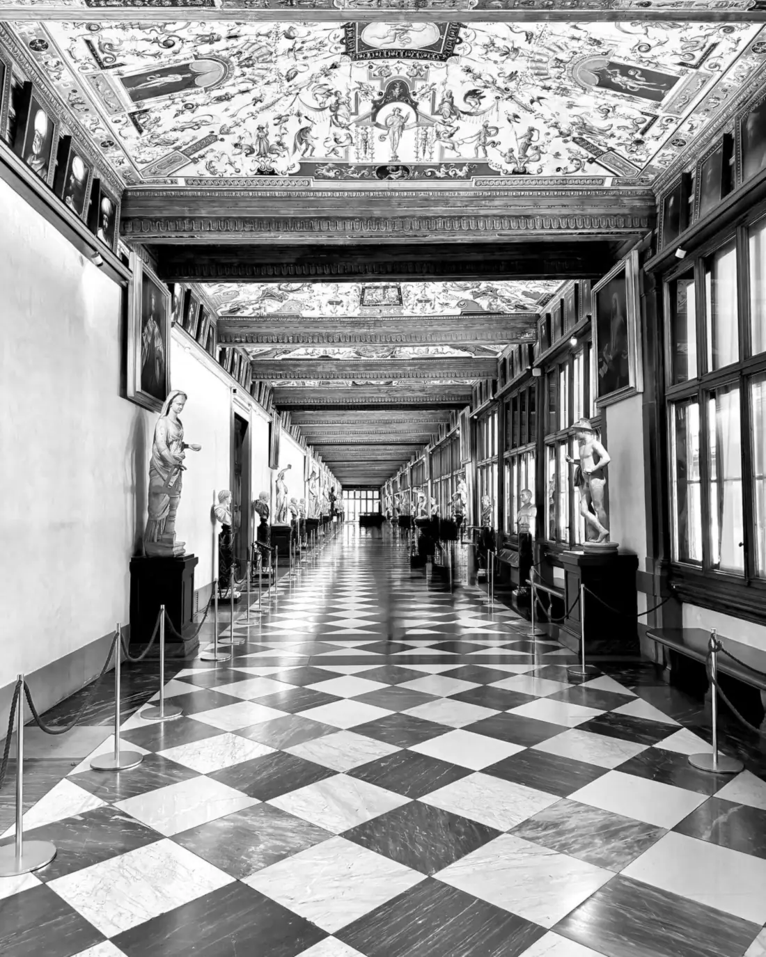 The Uffizi corridor, Florence